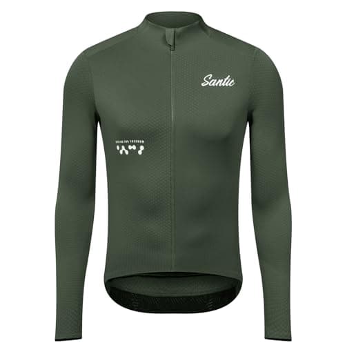 Santic Men's Winter Thermal Pro Fleece Cycling Jacket